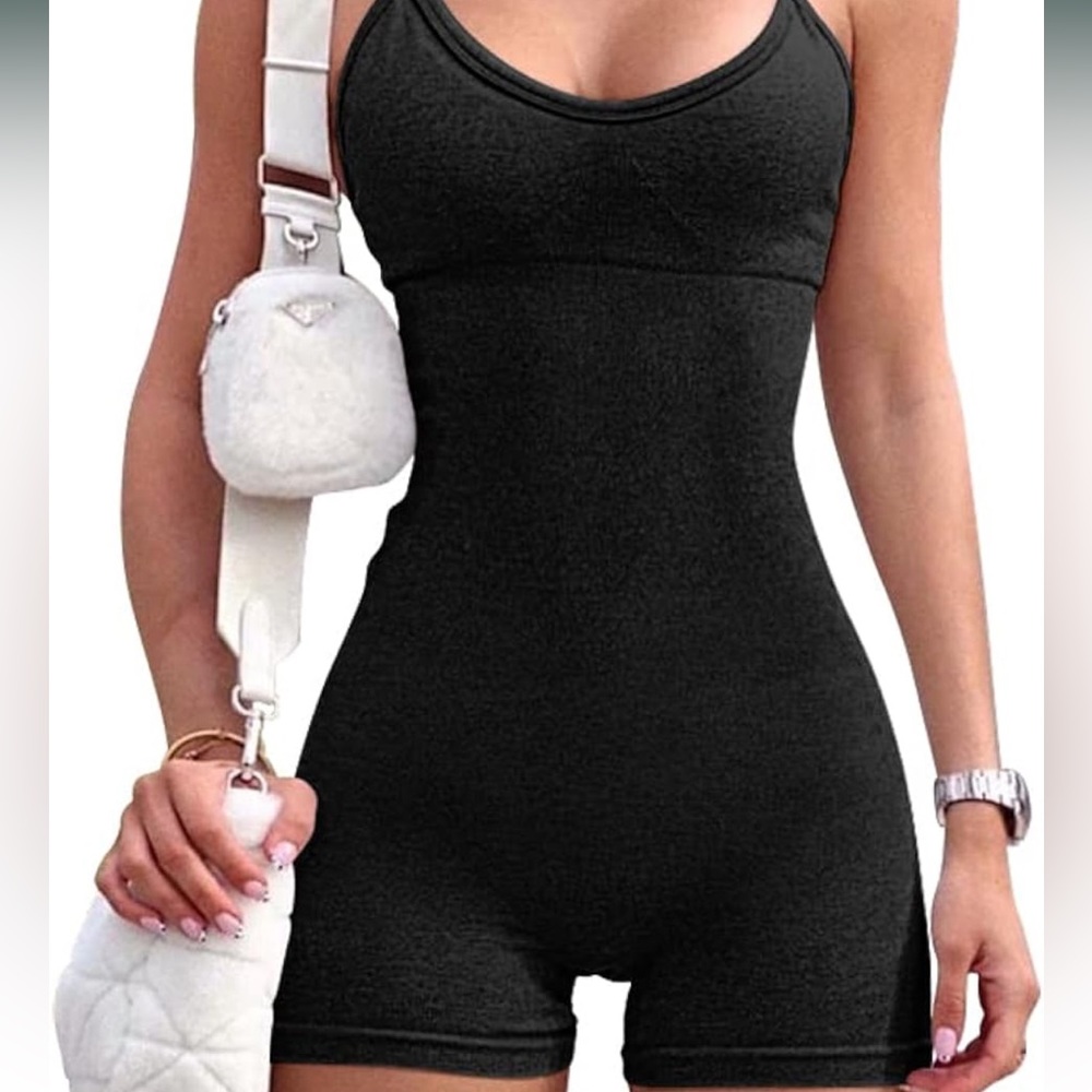 Seamless Compression Shorts Onsie Jumper NWOT